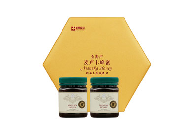 金麥盧麥盧卡蜂蜜MGS16+新西蘭原瓶進口500g禮盒裝